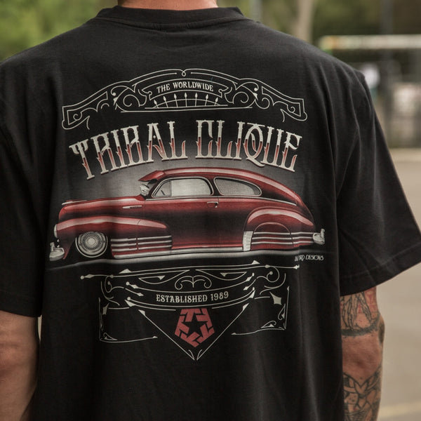 Tribal Fleetline by J.M.Ford Black Nera T-Shirt - Tribal Gear