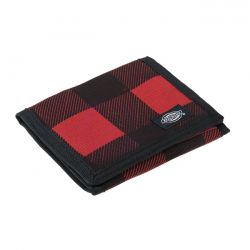 Dickies Portafoglio Red Tartan Wallet - Kustom & American Brands