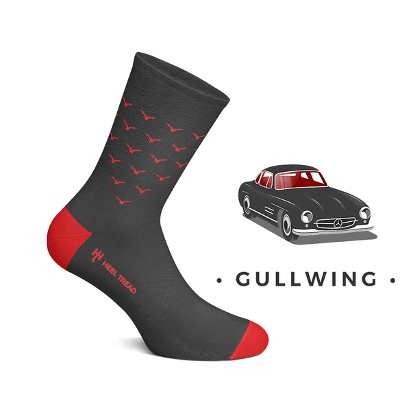 Calze Socks Gullwing Mercedes 300 SL - Heel Tread