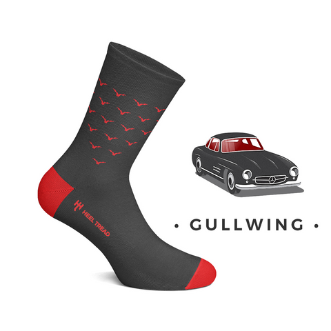 Calze Socks Gullwing Mercedes 300 SL - Heel Tread
