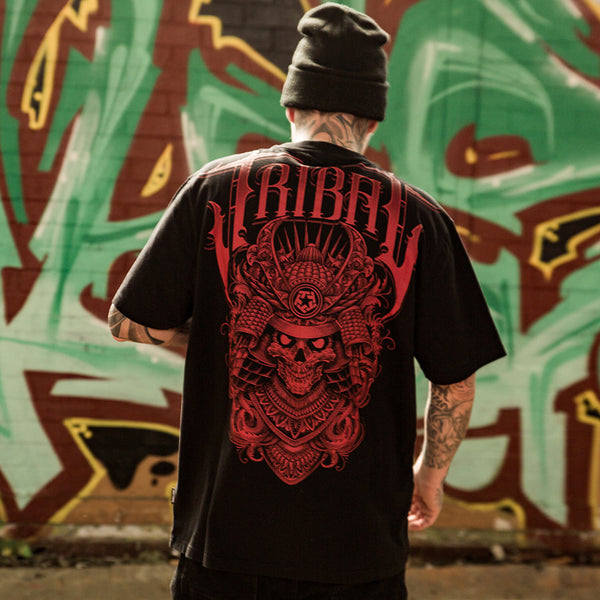 Tribal Samurai Black Nera T-Shirt - Tribal Gear