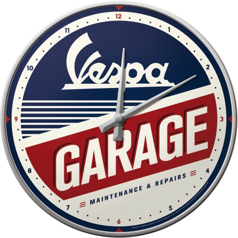 Orologio da parete Vespa Garage - Nostalgic Motor Art Merchandize
