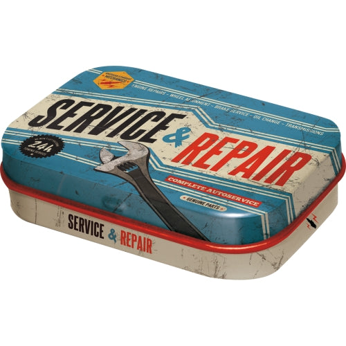 Scatolina con Mentine Service & Repair 6x4x1,7 - Nostalgic Motor Art Merchandize