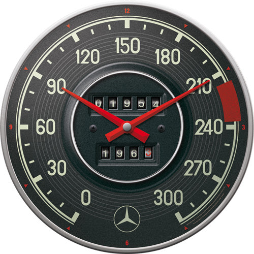 Orologio da parete Mercedes - Nostalgic Motor Art Merchandize
