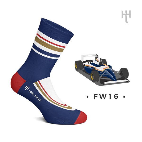 Calze Socks Williams FW16 Rothmans - Heel Tread
