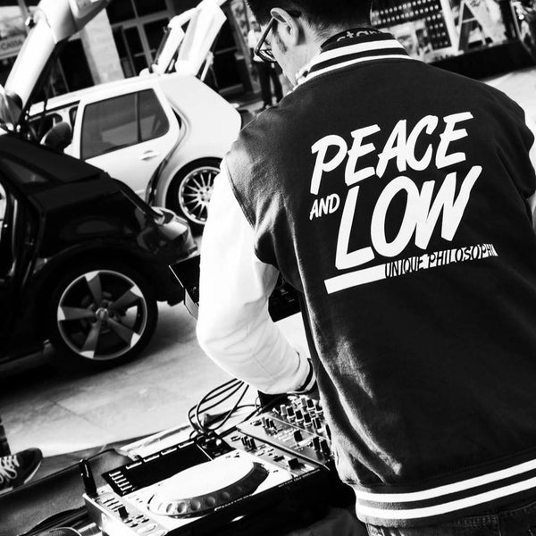 Felpa Sweatshirt College "Peace and Low" - Peace and Low Petrolhead Clothing