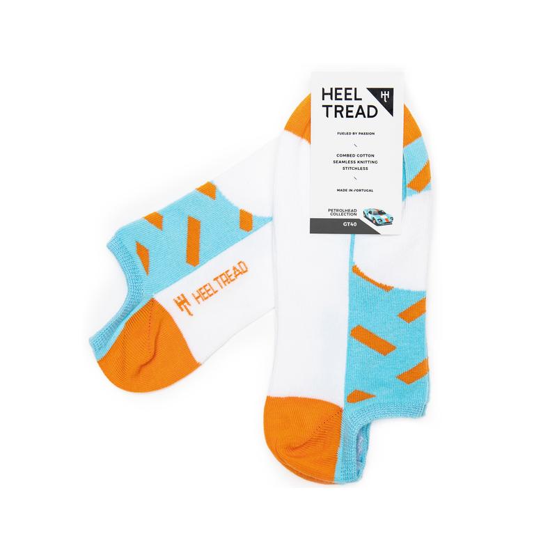 Calze Basse Socks Low Ford GT40 Gulf - Heel Tread