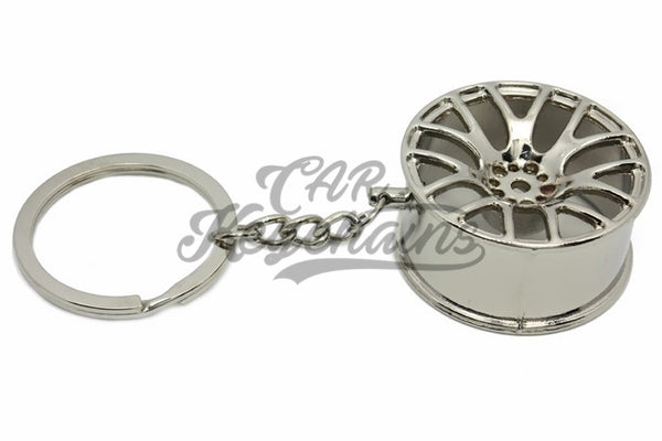 Cerchio Wheel 3SDM 0.01 Chrome Cromo Portachiavi Keyrings - Car Keychains