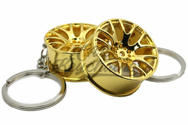 Cerchio Wheel 3SDM 0.01 Gold Oro Portachiavi Keyrings - Car Keychains