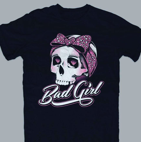 T-shirt Woman  Bad Girl - Overlow Streetwear