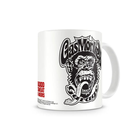 Tazza Gas Monkey Garage GMG Blood Sweat & Beers Coffee Mug - Kustom & American Brands