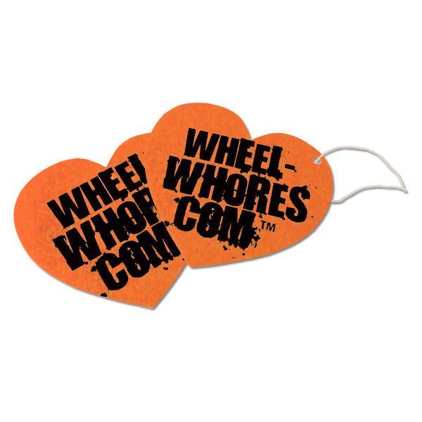 Air Freshener Heart ORANGE - Wheel Whores Italia
