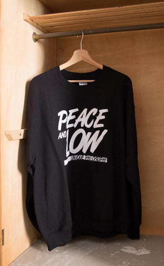 Felpa collo O - Sweatshirt "Peace and Low" - Peace and Low Petrolhead Clothing