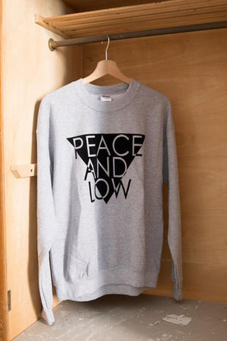 Felpa Sweatshirt "Peace and Low" Triangolo - Peace and Low Petrolhead Clothing