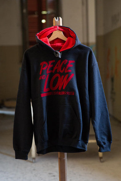 Felpa con cappuccio "Peace and Low" - Peace and Low Petrolhead Clothing