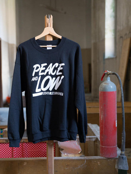Felpa collo O - Sweatshirt "Peace and Low" - Peace and Low Petrolhead Clothing