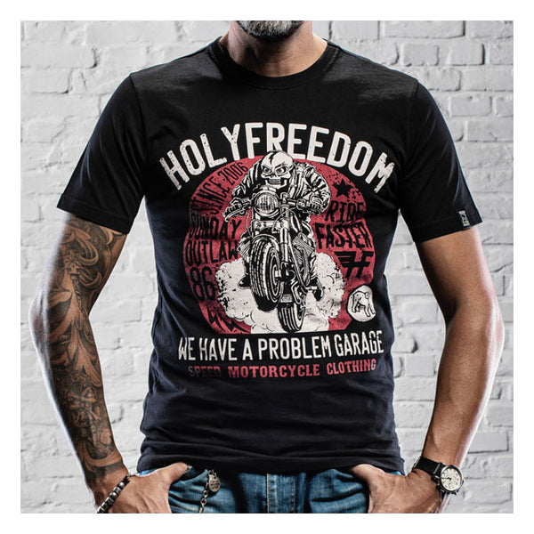 T-shirt Holy Freedom Sunday Outlaw - Kustom & American Brands