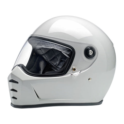 Casco Helmet LANE SPLITTER - Gloss White Bianco Lucido - Biltwell Inc.