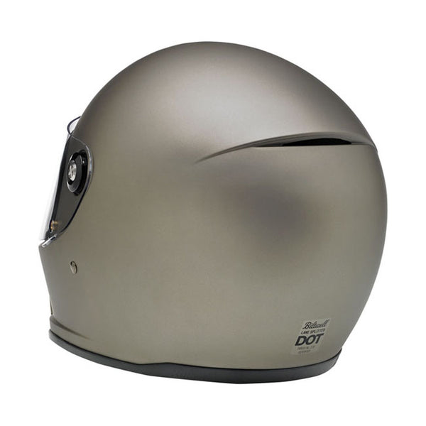 Casco Helmet LANE SPLITTER - Flat Titanium Grigio Titanio Opaco - Biltwell Inc.