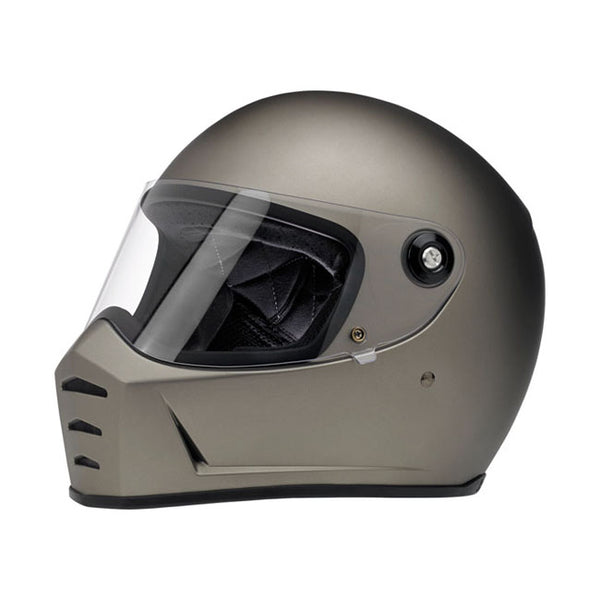 Casco Helmet LANE SPLITTER - Flat Titanium Grigio Titanio Opaco - Biltwell Inc.