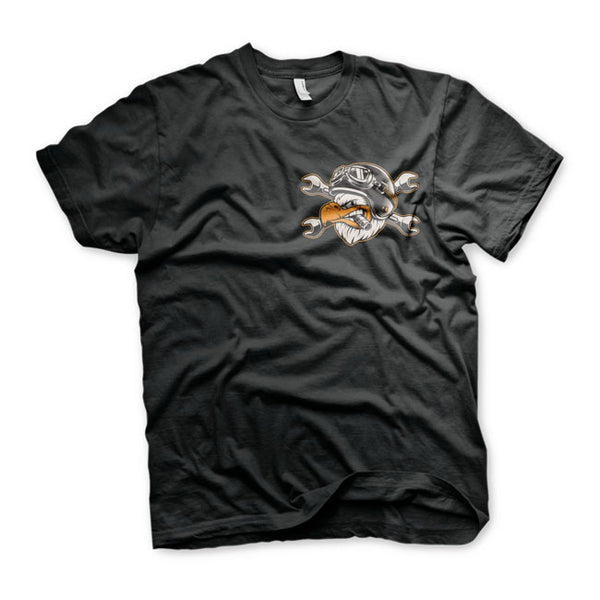 T-shirt Cigar Eagle Nera Black - American Chopper  - Kustom & American Brands