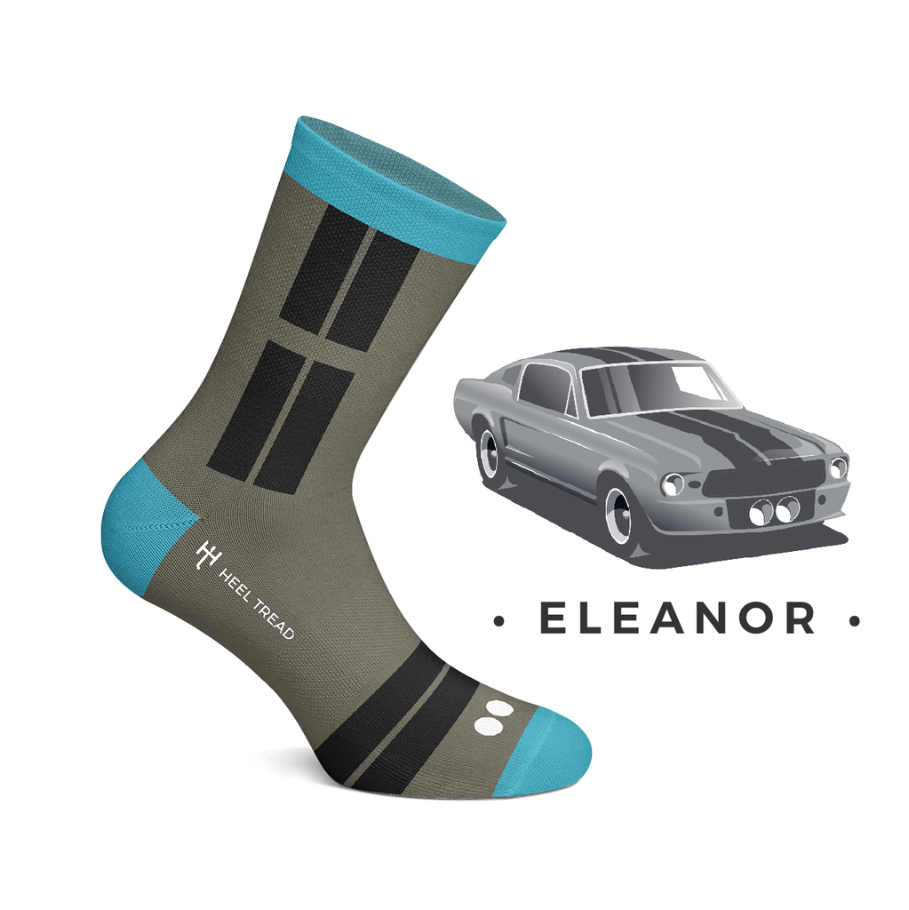 Calze Socks Eleanor Mustang Shelby GT500- Heel Tread
