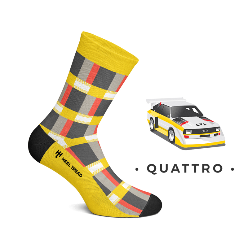 Calze Socks Audi Quattro - Heel Tread