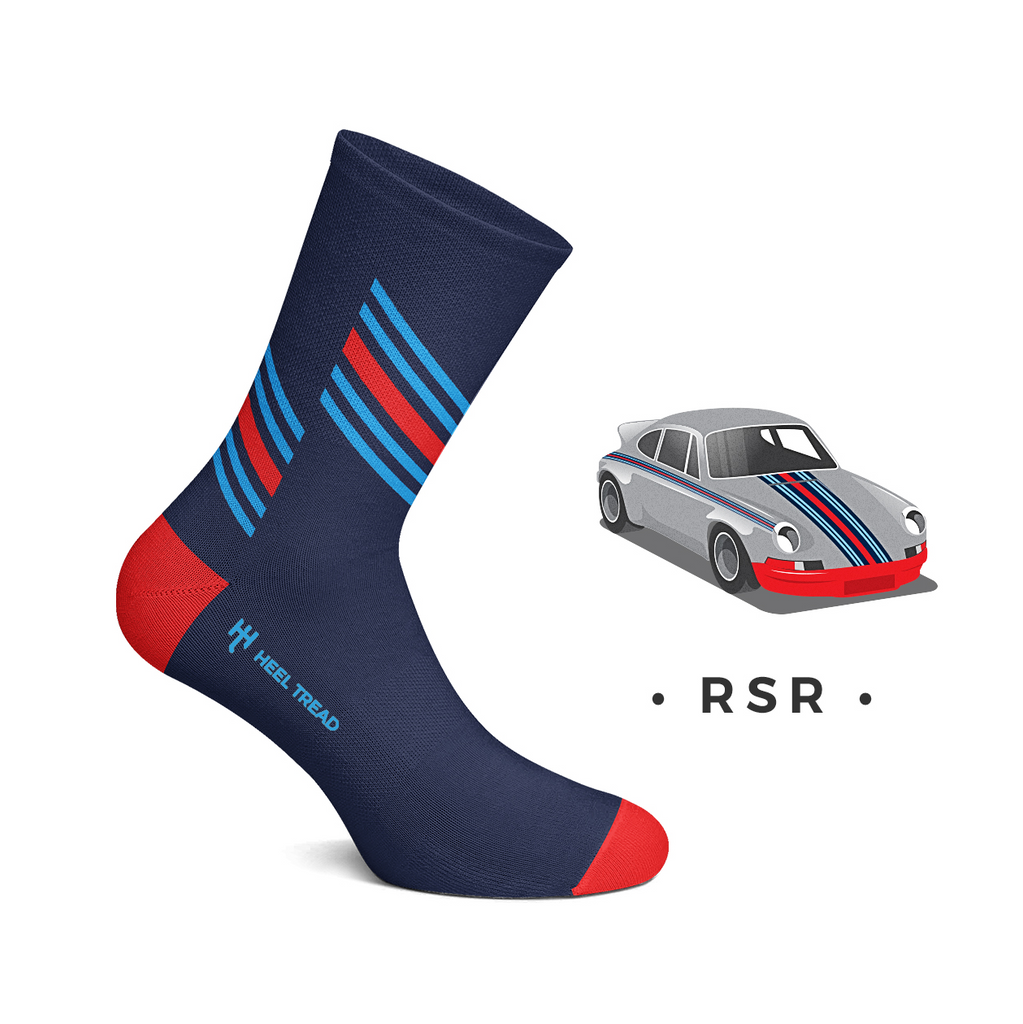 Calze Socks RSR Porsche Martini - Heel Tread