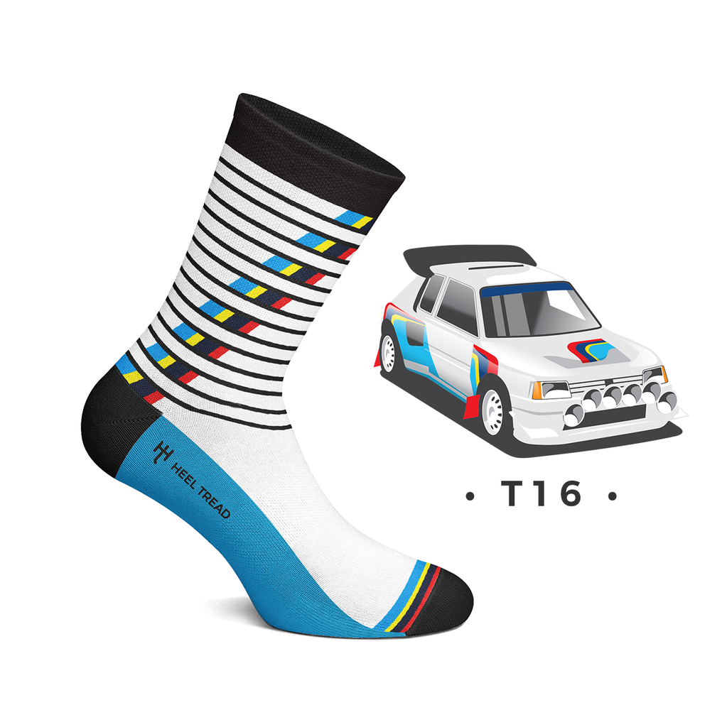 Calze Socks T16 Peugeot 205 - Heel Tread