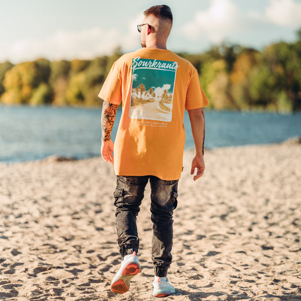 Oversized T-shirt Anton Yellow Gialla - Sourkrauts