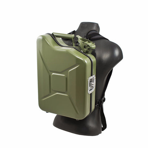 TravelCase Backpack Tank - Zaino Tanica Verde Militare - G-Case