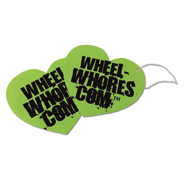Air Freshener Heart LIME GREEN - Wheel Whores Italia