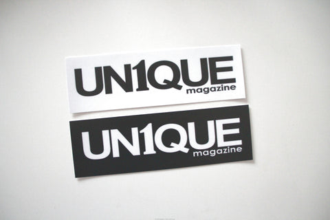 Adesivo Sticker "UN1QUE" - Peace and Low Petrolhead Clothing