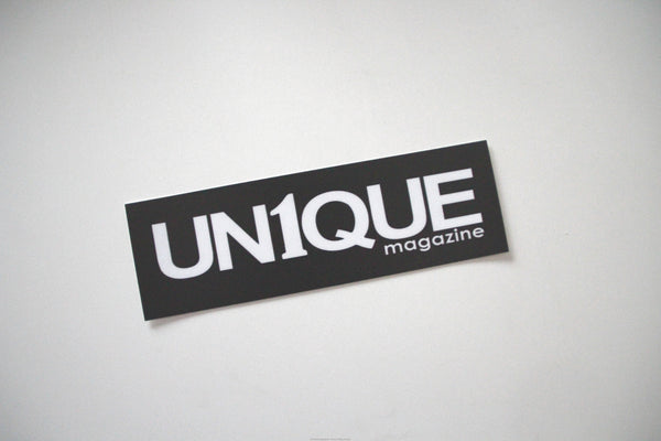 Adesivo Sticker "UN1QUE" - Peace and Low Petrolhead Clothing