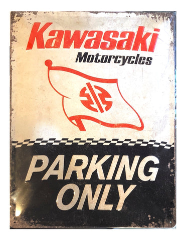 Cartello Kawasaki 30x40cm - Nostalgic Motor Art Merchandize
