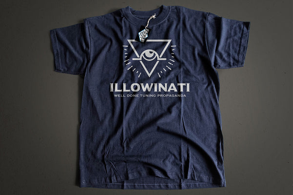 Tshirt "ILLOWINATI" - Peace and Low Petrolhead Clothing