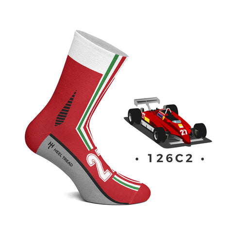 Calze 126C2 Ferrari Turbo - Heel Tread