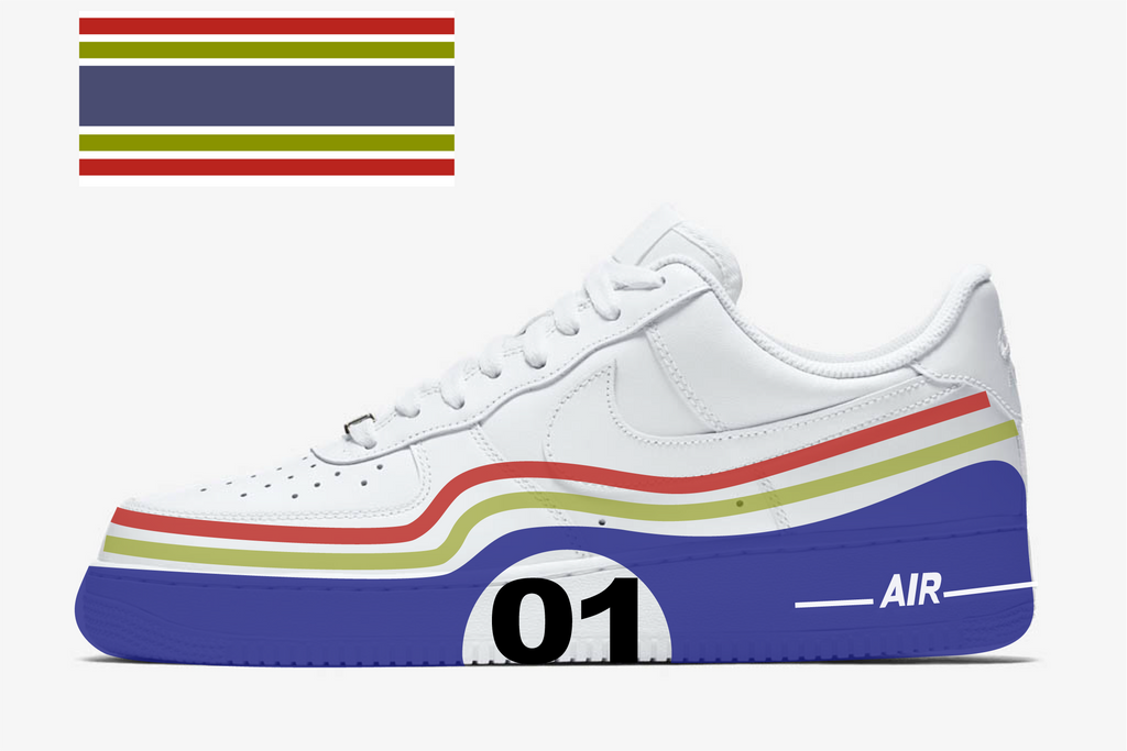 Mod02 Rothmans - Sneaker Personalizzata Custom - PetrolSneakers