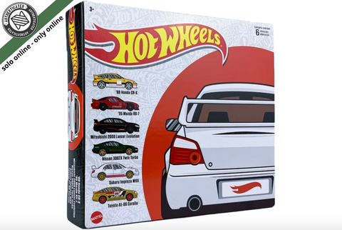 Japanese Car Culture Classics Box Set 6 Cars- Hot Wheels - Authenticated - Collectibles Modellismo