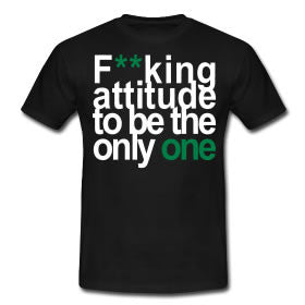 Tshirt "Attitude" - Peace and Low Petrolhead Clothing