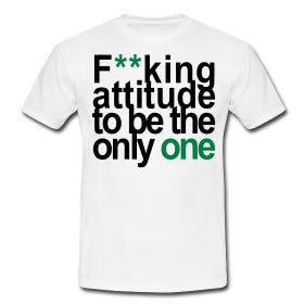 Tshirt "Attitude" - Peace and Low Petrolhead Clothing