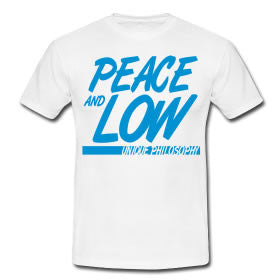 Tshirt "Peace and Low" Mod.Script - Peace and Low Petrolhead Clothing