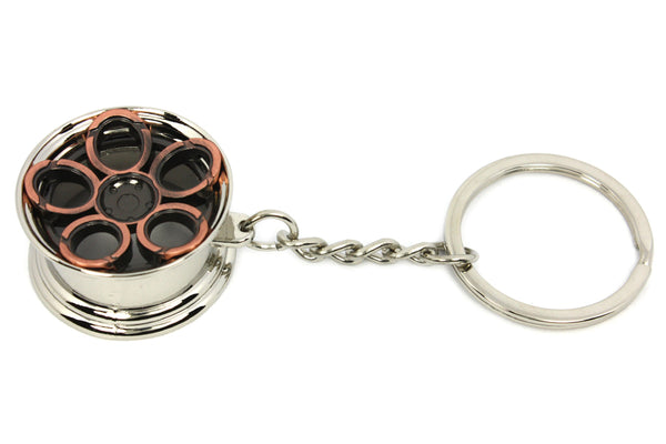 Cerchio Wheel LR2 Bronzo Bronze Portachiavi Keyrings - Car Keychains