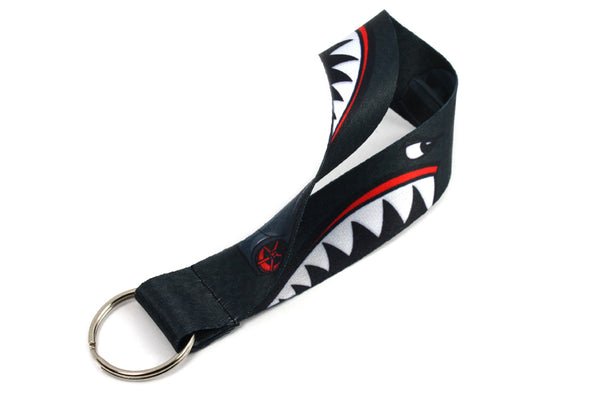Short Lanyard "Sharky" Portachiavi in Tessuto Keyrings - Car Keychains
