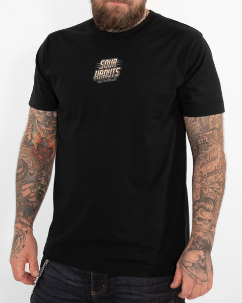 T-shirt Luca Black Nera - Sourkrauts