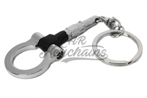 Gancio Traino Cromo Tow Hook Chrome Portachiavi Keyrings - Car Keychains