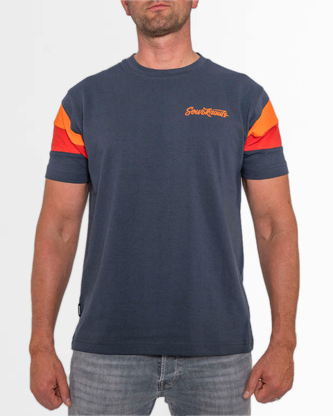 T-shirt Antonius Blau Blu - Sourkrauts