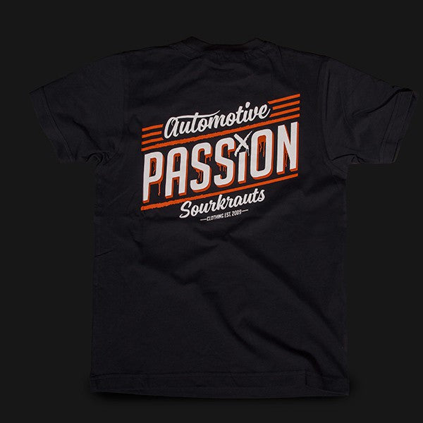T-shirt Automotive Passion Nera - Sourkrauts
