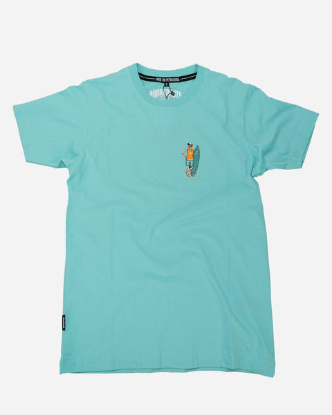 T-shirt Beach Bug Mint Turchese  - Sourkrauts