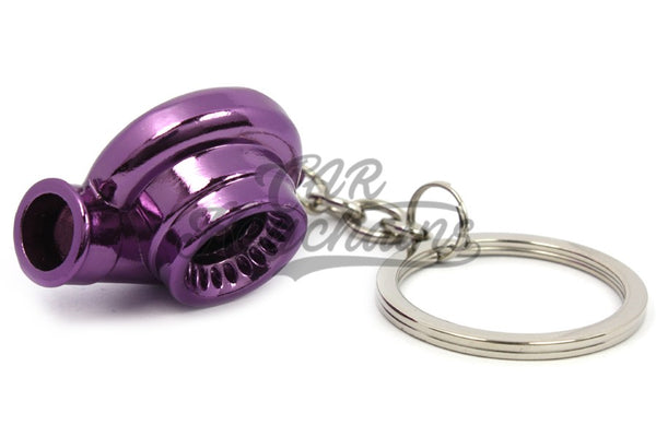 Turbina Purple Chrome Portachiavi Keyrings - Car Keychains